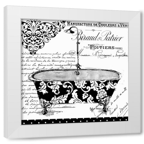 Boudoir I White Modern Wood Framed Art Print by Sasha