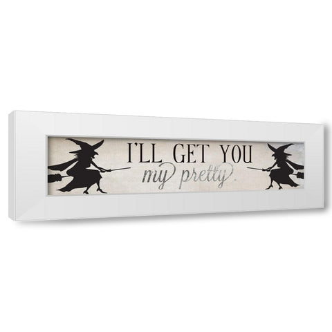 My Pretty White Modern Wood Framed Art Print by Sasha