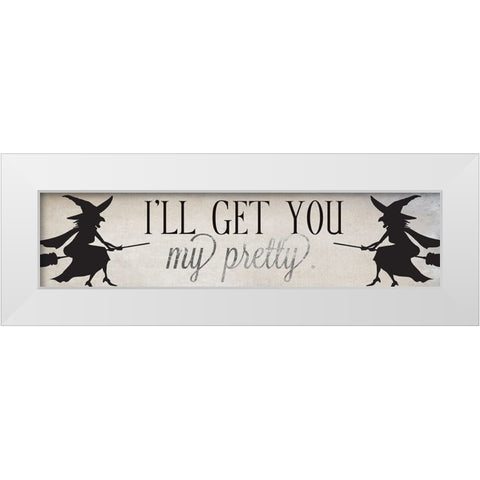 My Pretty White Modern Wood Framed Art Print by Sasha