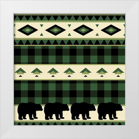 Comfort Zone II White Modern Wood Framed Art Print by Sasha