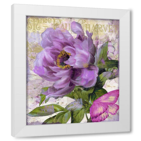 July White Modern Wood Framed Art Print by Sasha
