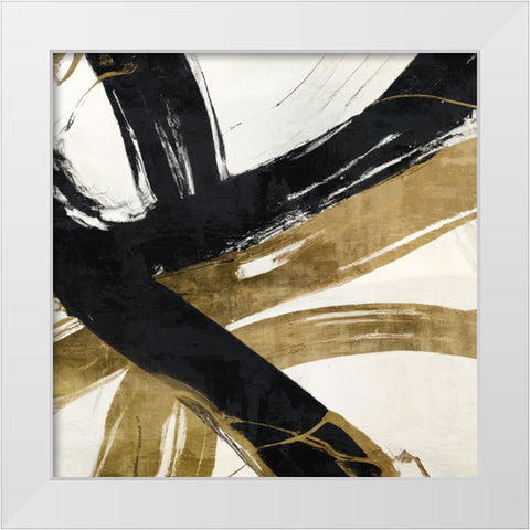 Chaos Theory White Modern Wood Framed Art Print by Sasha