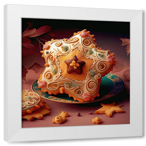 Delphines Bakery XI White Modern Wood Framed Art Print by Sasha