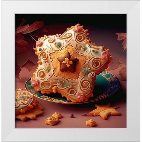 Delphines Bakery XI White Modern Wood Framed Art Print by Sasha
