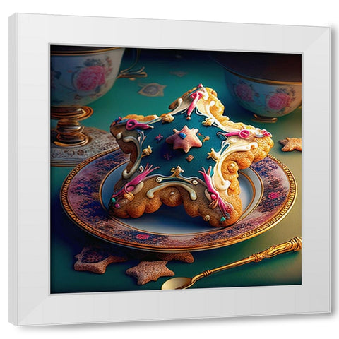 Delphines Bakery XII White Modern Wood Framed Art Print by Sasha