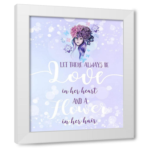 Hydrangea Collection - Typography 2 White Modern Wood Framed Art Print by Sheena Pike Art