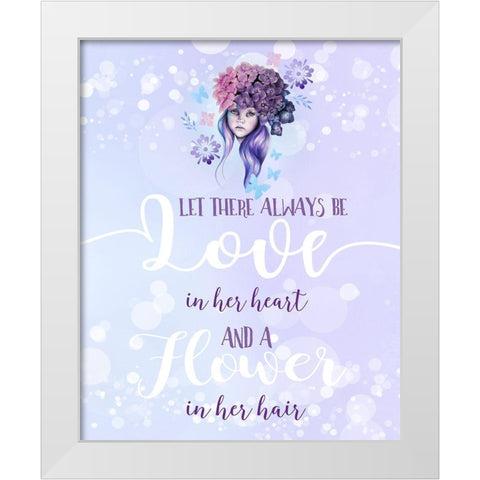 Hydrangea Collection - Typography 2 White Modern Wood Framed Art Print by Sheena Pike Art