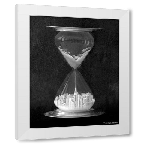 Burb to Urb White Modern Wood Framed Art Print by Barbey, Thomas