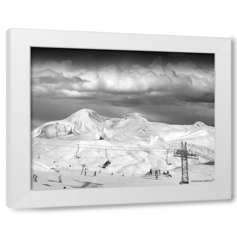 Dream Vacation White Modern Wood Framed Art Print by Barbey, Thomas