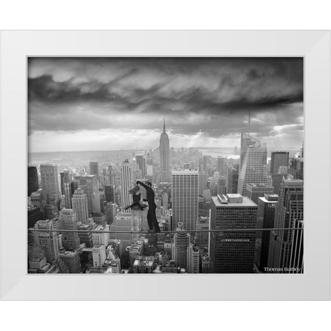Fearless Passion White Modern Wood Framed Art Print by Barbey, Thomas