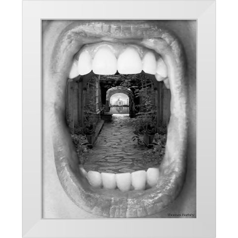 INNER BEAUTY White Modern Wood Framed Art Print by Barbey, Thomas