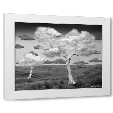 Natural Disorder White Modern Wood Framed Art Print by Barbey, Thomas