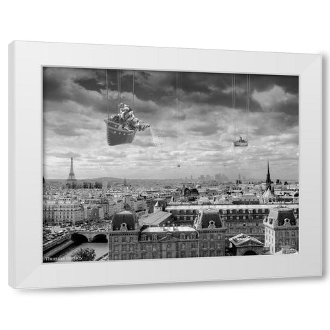 Sowing The Seeds of Love White Modern Wood Framed Art Print by Barbey, Thomas