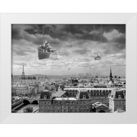 Sowing The Seeds of Love White Modern Wood Framed Art Print by Barbey, Thomas