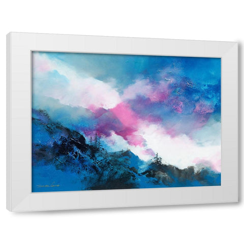 Above the Clouds 1 White Modern Wood Framed Art Print by Leung, Thomas