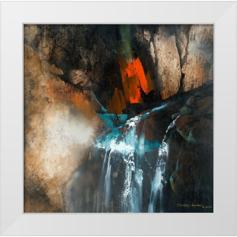 Clear Spring White Modern Wood Framed Art Print by Leung, Thomas