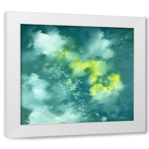 Dream Flower White Modern Wood Framed Art Print by Leung, Thomas