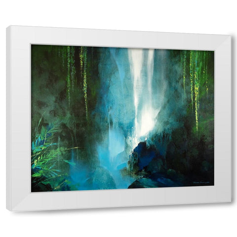The Secret Place White Modern Wood Framed Art Print by Leung, Thomas