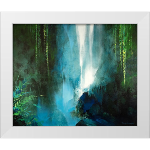The Secret Place White Modern Wood Framed Art Print by Leung, Thomas