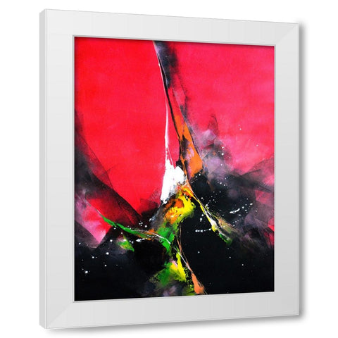 Action White Modern Wood Framed Art Print by Leung, Thomas