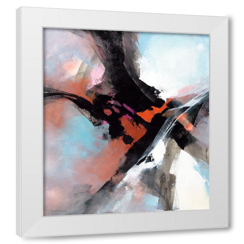 Motivation White Modern Wood Framed Art Print by Leung, Thomas