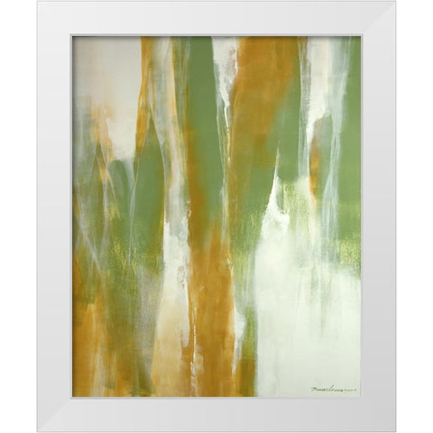 Symphony of Color White Modern Wood Framed Art Print by Leung, Thomas