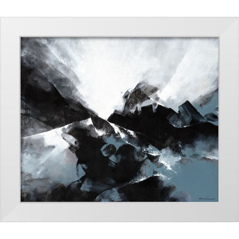 Universe White Modern Wood Framed Art Print by Leung, Thomas