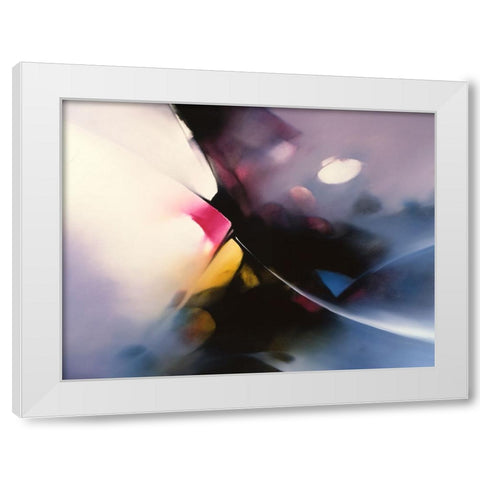 Variation White Modern Wood Framed Art Print by Leung, Thomas