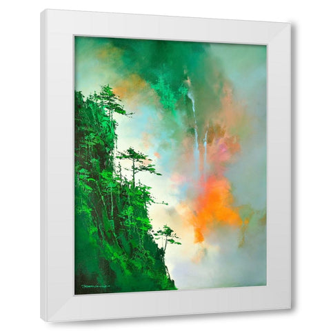Wonderland White Modern Wood Framed Art Print by Leung, Thomas