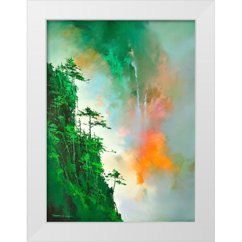 Wonderland White Modern Wood Framed Art Print by Leung, Thomas