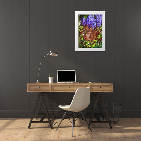 Secret Garden White Modern Wood Framed Art Print by Lavoie, Tina