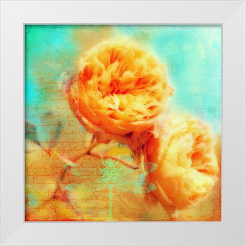 Summer Romance White Modern Wood Framed Art Print by Lavoie, Tina