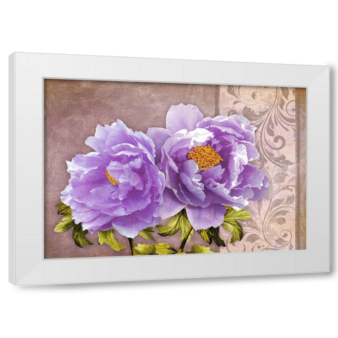 Infatuation II White Modern Wood Framed Art Print by Lavoie, Tina
