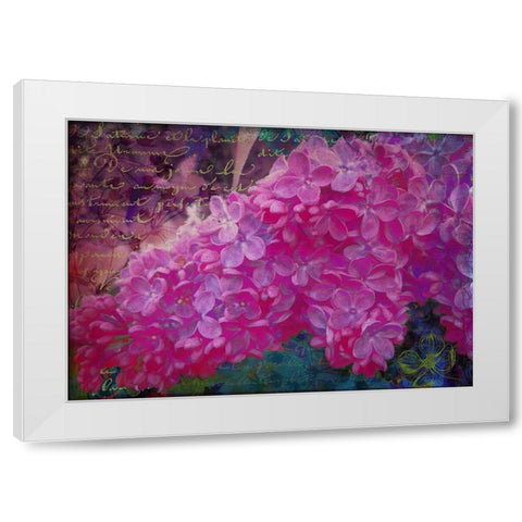 Vintage Lilacs White Modern Wood Framed Art Print by Lavoie, Tina
