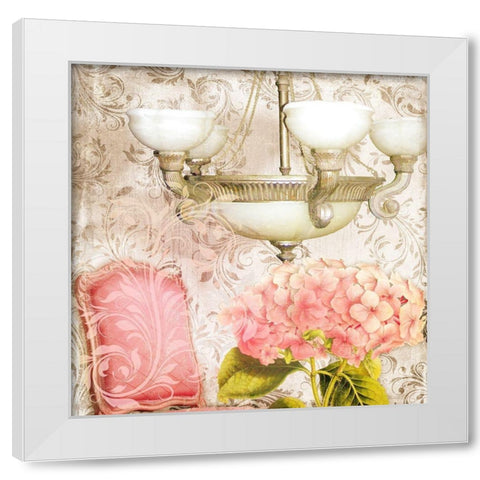 Bella Ortensia White Modern Wood Framed Art Print by Lavoie, Tina