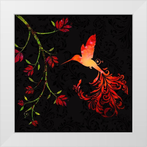 Just Before Twilight White Modern Wood Framed Art Print by Lavoie, Tina