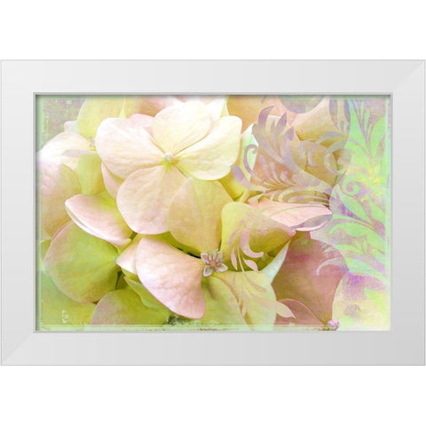 Meditation White Modern Wood Framed Art Print by Lavoie, Tina