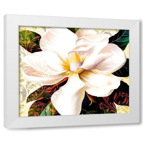 Tuscan Afternoon White Modern Wood Framed Art Print by Lavoie, Tina