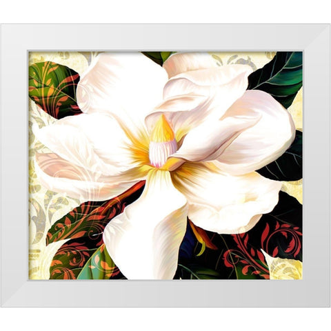 Tuscan Afternoon White Modern Wood Framed Art Print by Lavoie, Tina