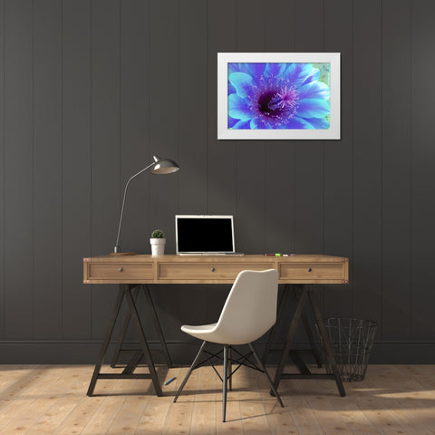 Paradisum White Modern Wood Framed Art Print by Lavoie, Tina