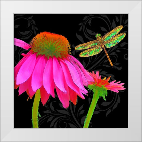 Color Pop I White Modern Wood Framed Art Print by Lavoie, Tina