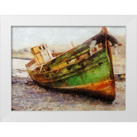 Old Salt White Modern Wood Framed Art Print by Lavoie, Tina