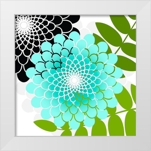 Rain Forest III White Modern Wood Framed Art Print by Lavoie, Tina
