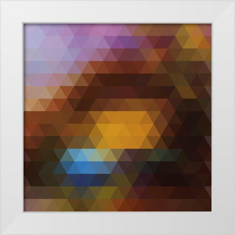 Forest at Sunset White Modern Wood Framed Art Print by Lavoie, Tina