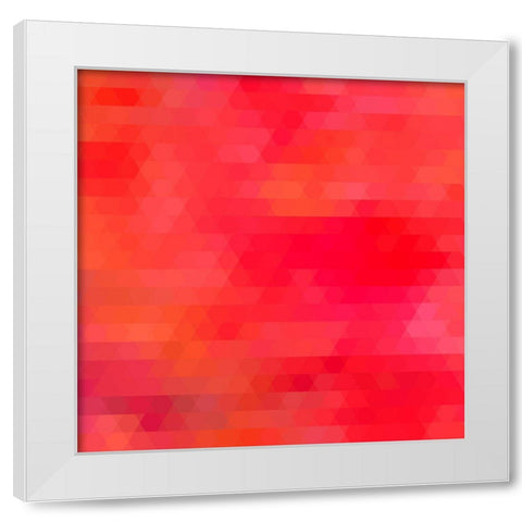 Tequila Sunrise White Modern Wood Framed Art Print by Lavoie, Tina