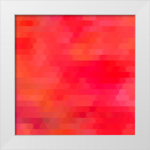 Tequila Sunrise White Modern Wood Framed Art Print by Lavoie, Tina