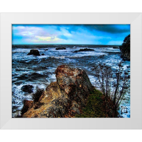 Poets Retreat White Modern Wood Framed Art Print by Lavoie, Tina