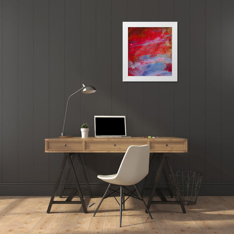 Sunset Opal White Modern Wood Framed Art Print by Lavoie, Tina