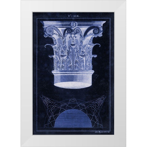 Andrea Palladio Corinthian Capital 1556 White Modern Wood Framed Art Print by Lavoie, Tina