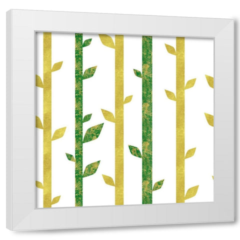 Siam White Modern Wood Framed Art Print by Lavoie, Tina